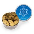 Snowflake Design King Size Cookie Tin